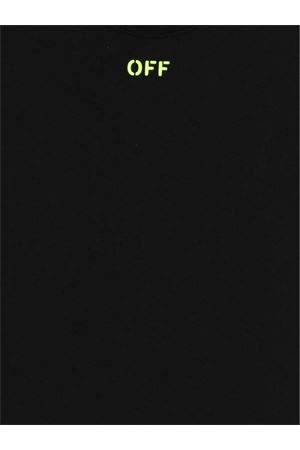 white cotton t-shirt OFF WHITE KIDS | OBAA002S26JER004001